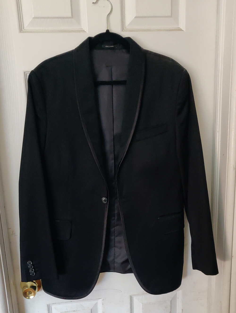 Express Black Shawl Collar Tuxedo Jacket